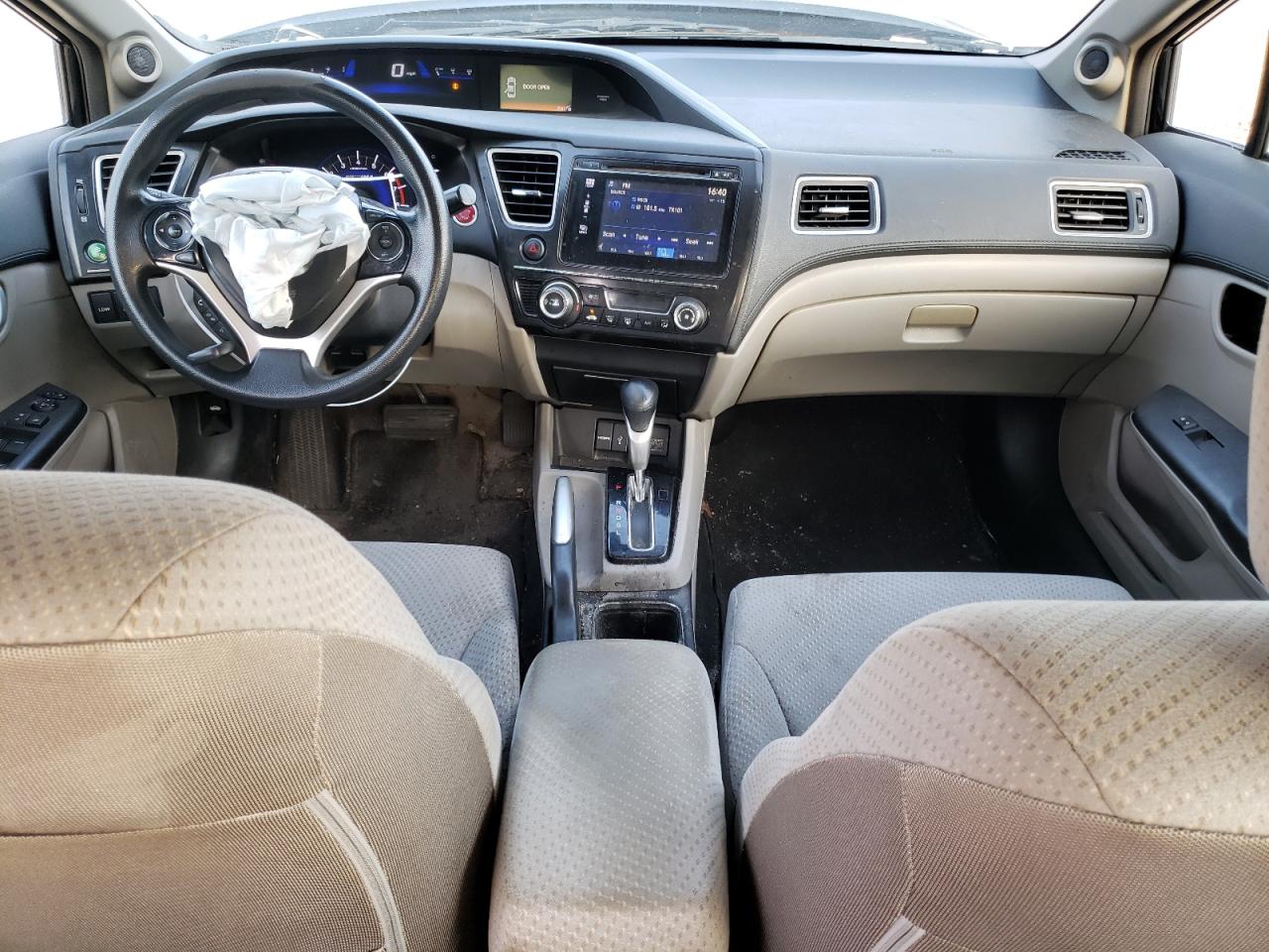 2015 Honda Civic VIN 19XFB4F26FE000069 Copart auction photo, front end / side damage thumbnail 8