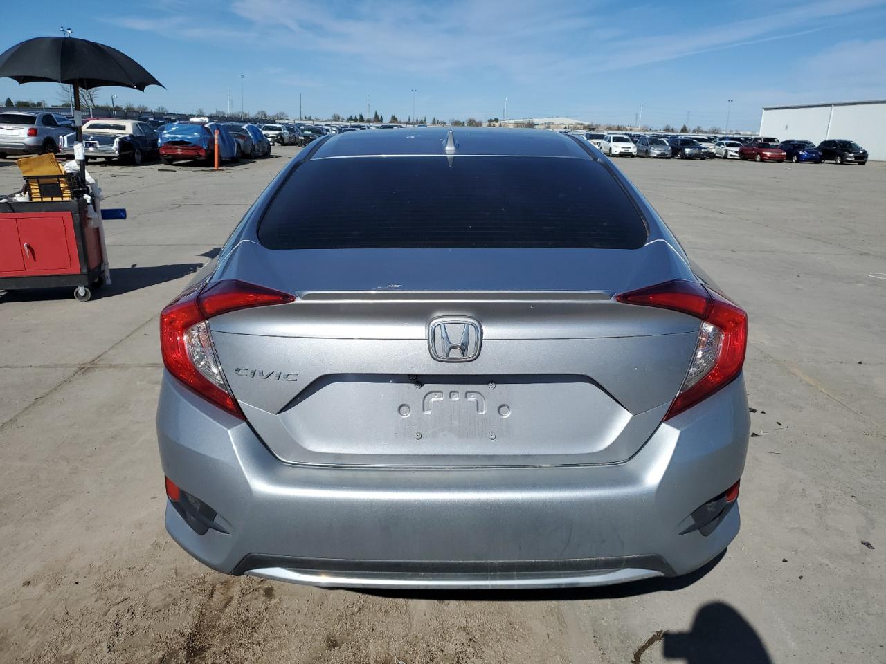 2020 Honda Civic VIN 19XFC1F30LE207766 Copart auction photo, front end damage thumbnail 6