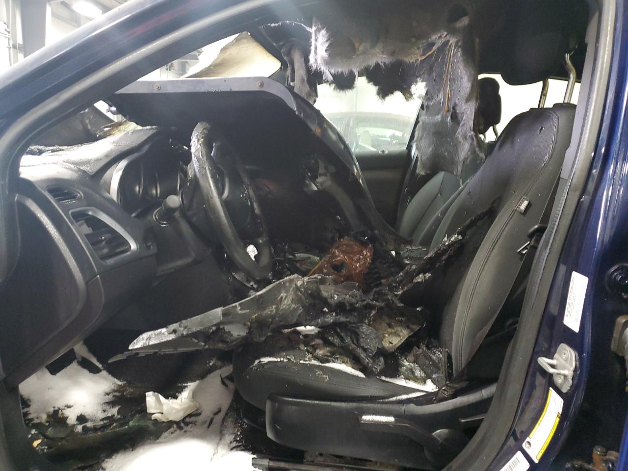 2014 Dodge Avenger VIN 1C3CDZAB7EN143886 Copart auction photo, burn damage thumbnail 7