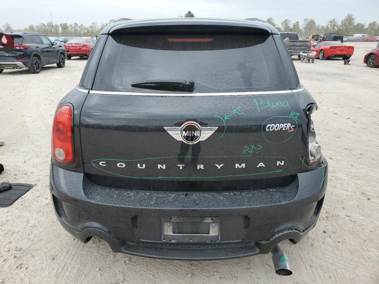 2016 MINI Cooper VIN WMWZC3C52GWT10520 Copart auction photo, rear end damage thumbnail 6