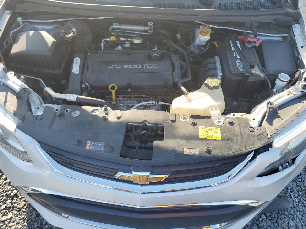 2018 Chevrolet Sonic VIN 1G1JD5SH6J4100504 Copart auction photo, side / front end damage thumbnail 11