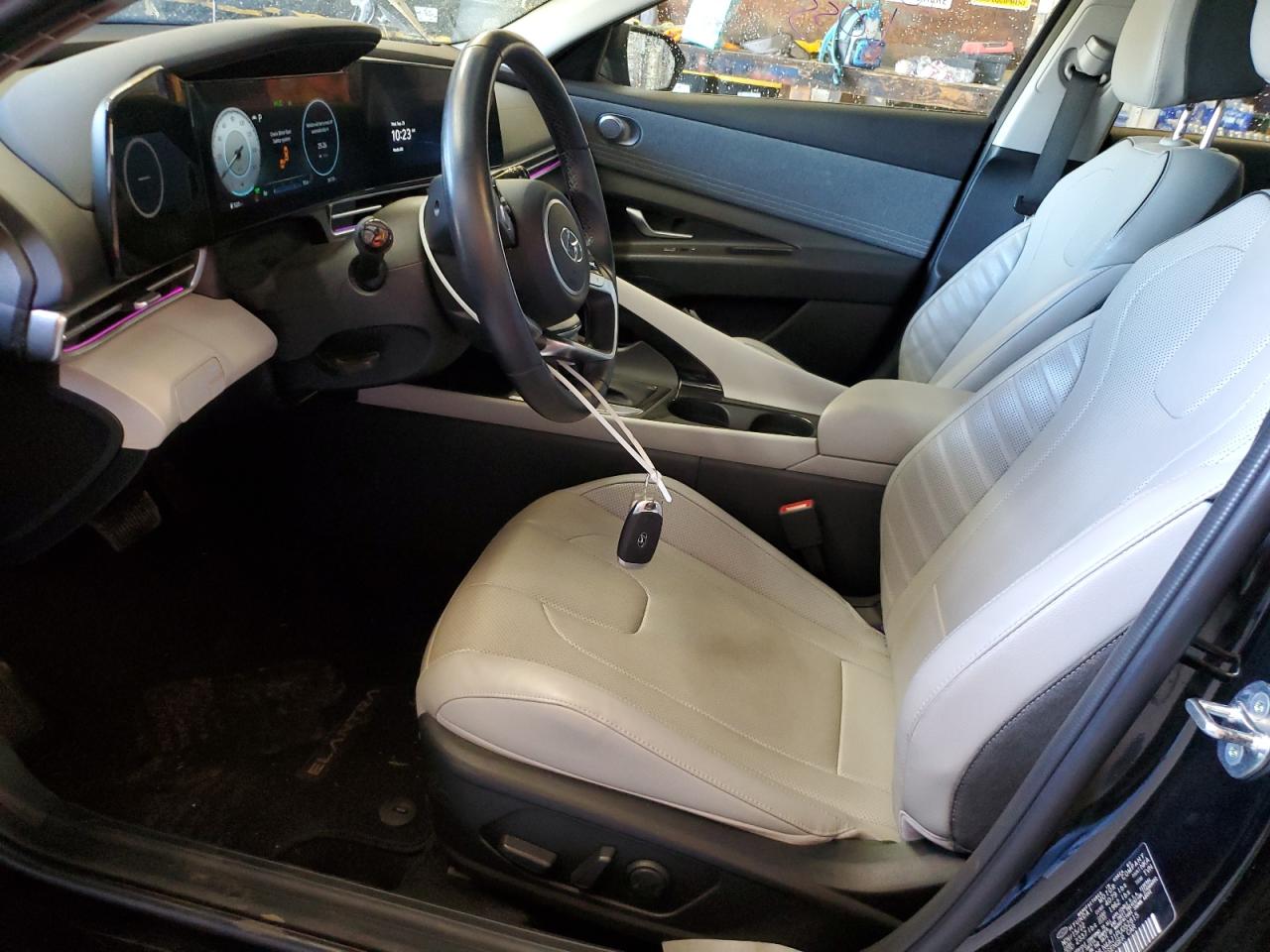 2023 Hyundai Elantra VIN KMHLN4AJ1PU052815 Copart auction photo, front end / undercarriage damage thumbnail 7