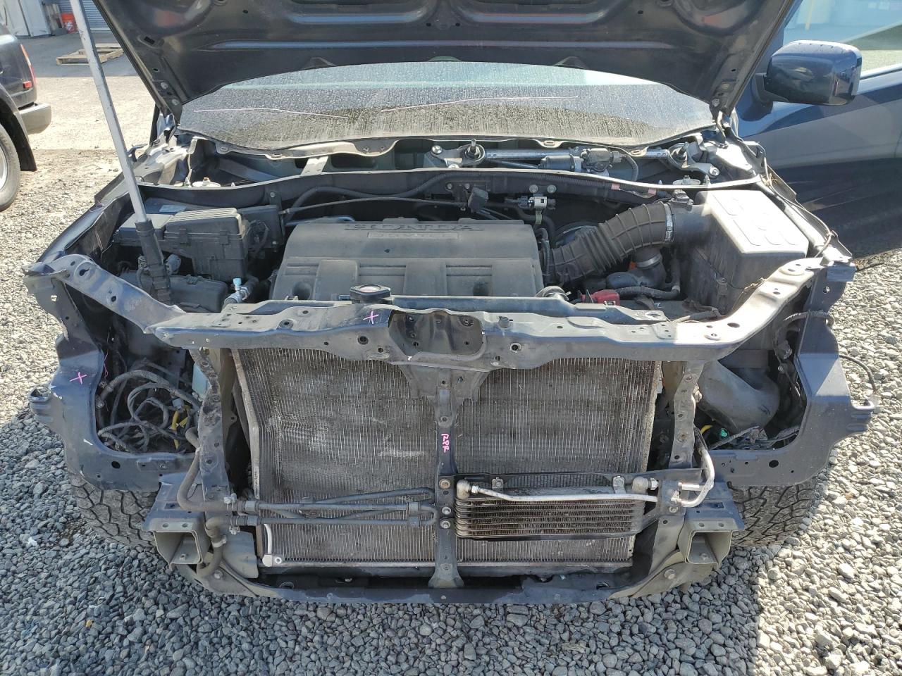 2012 Honda Ridgeline VIN 5FPYK1F58CB458467 Copart auction photo, front end damage thumbnail 11