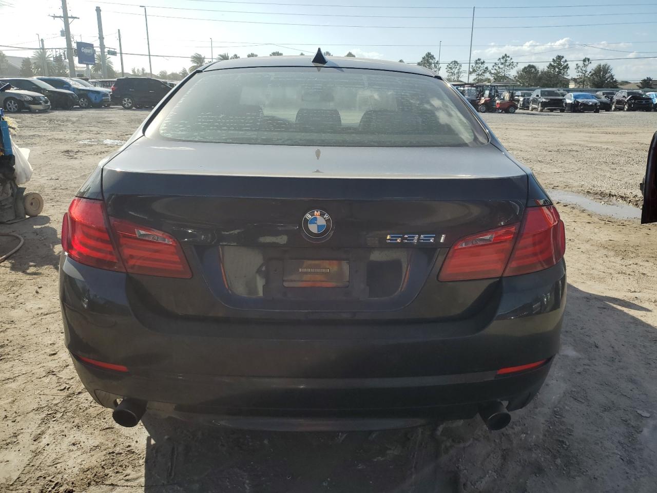 2011 BMW 5er VIN WBAFR7C50BC802904 Copart auction photo, side damage thumbnail 6