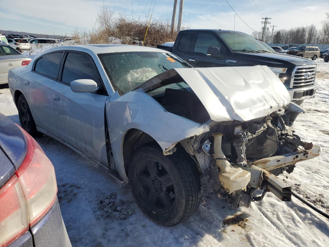 2012 Dodge Charger VIN 2C3CDXHG9CH220771 Copart auction photo, front end damage thumbnail 4