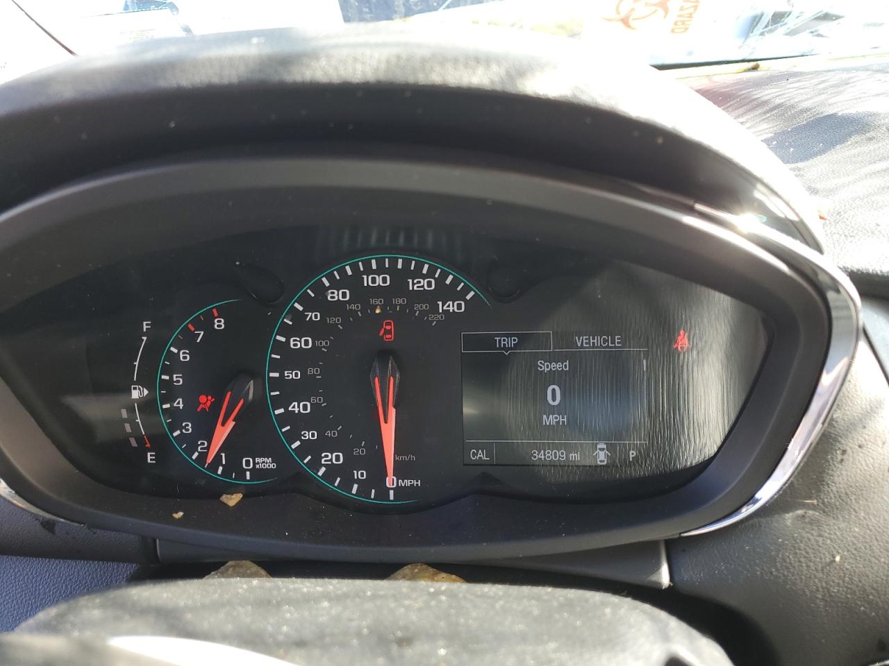 2021 Chevrolet Trax VIN KL7CJPSB8MB353272 Copart auction photo, rollover damage thumbnail 9