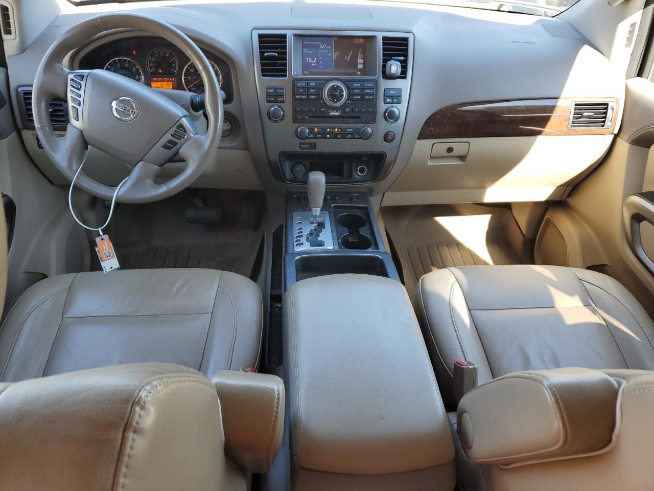 2015 Nissan Armada VIN 5N1AA0NF3FN606947 Copart auction photo, front end damage thumbnail 8