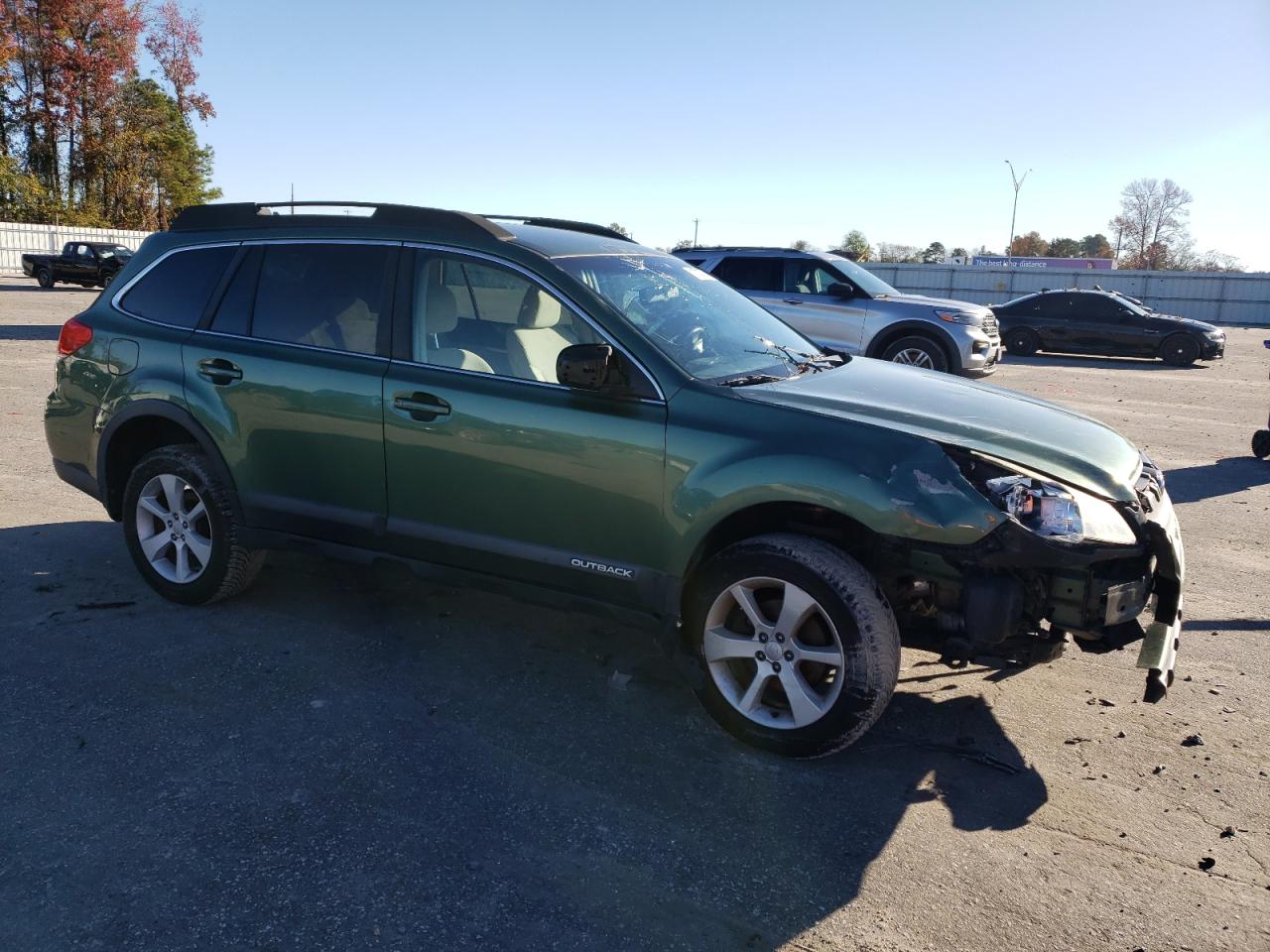 2014 Subaru Outback VIN 4S4BRCCC8E3222695 Copart auction photo, all over damage thumbnail 4