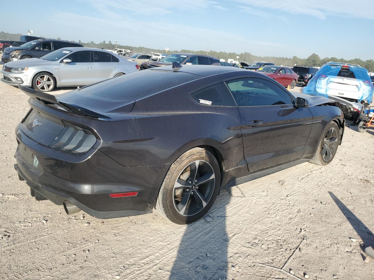 2022 Ford Mustang VIN 1FA6P8TH7N5144389 Copart auction photo, front end damage thumbnail 3