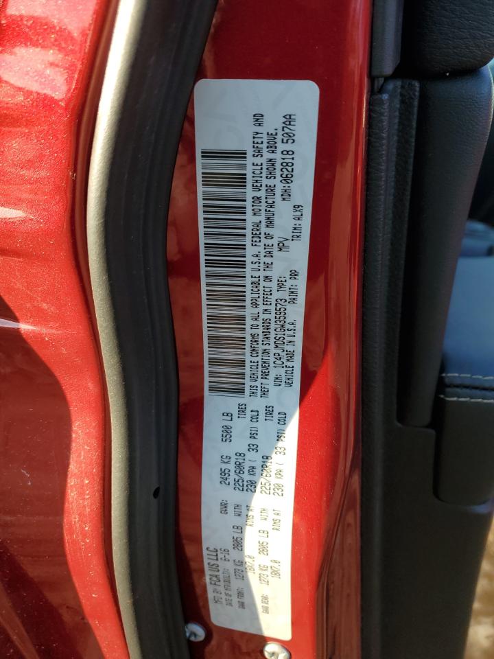 2016 Jeep Cherokee VIN 1C4PJMDS1GW359573 Copart auction photo, front end / side damage thumbnail 13