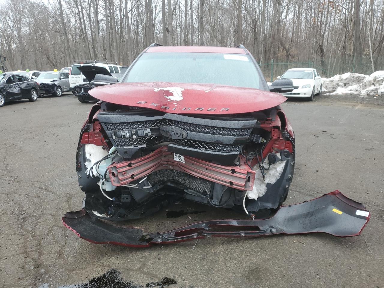 2014 Ford Explorer VIN 1FM5K8GT8EGC09124 Copart auction photo, front end / minor dent/scratches damage thumbnail 5