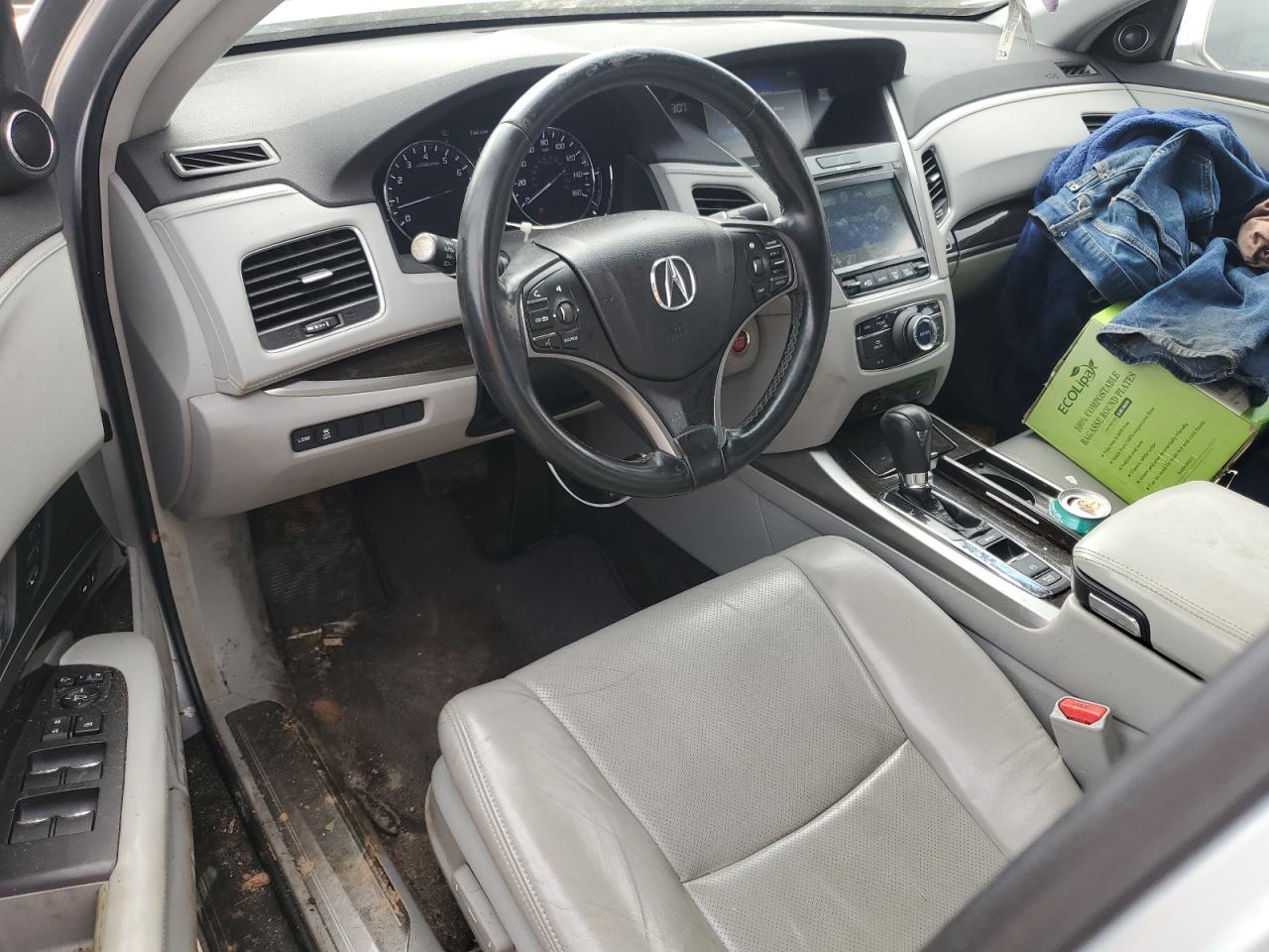 2014 Acura RLX VIN JH4KC1F55EC007264 Copart auction photo, all over damage thumbnail 8