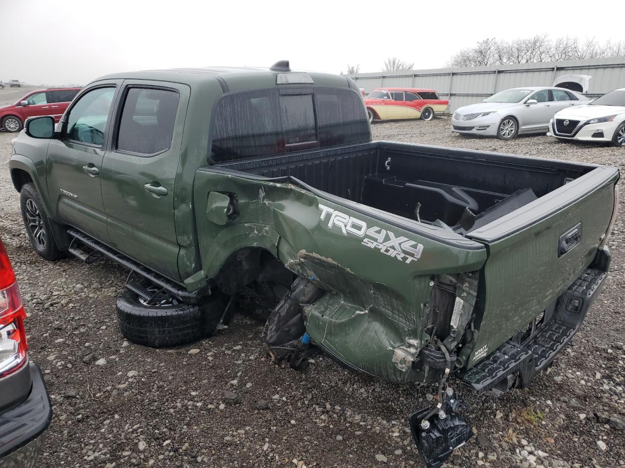 2021 Toyota Tacoma VIN 3TMCZ5AN9MM421146 Copart auction photo, rear end damage thumbnail 2