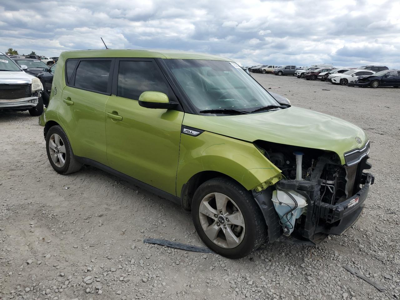 2019 KIA Soul VIN KNDJN2A20K7915944 Copart auction photo, front end / rear end damage thumbnail 4
