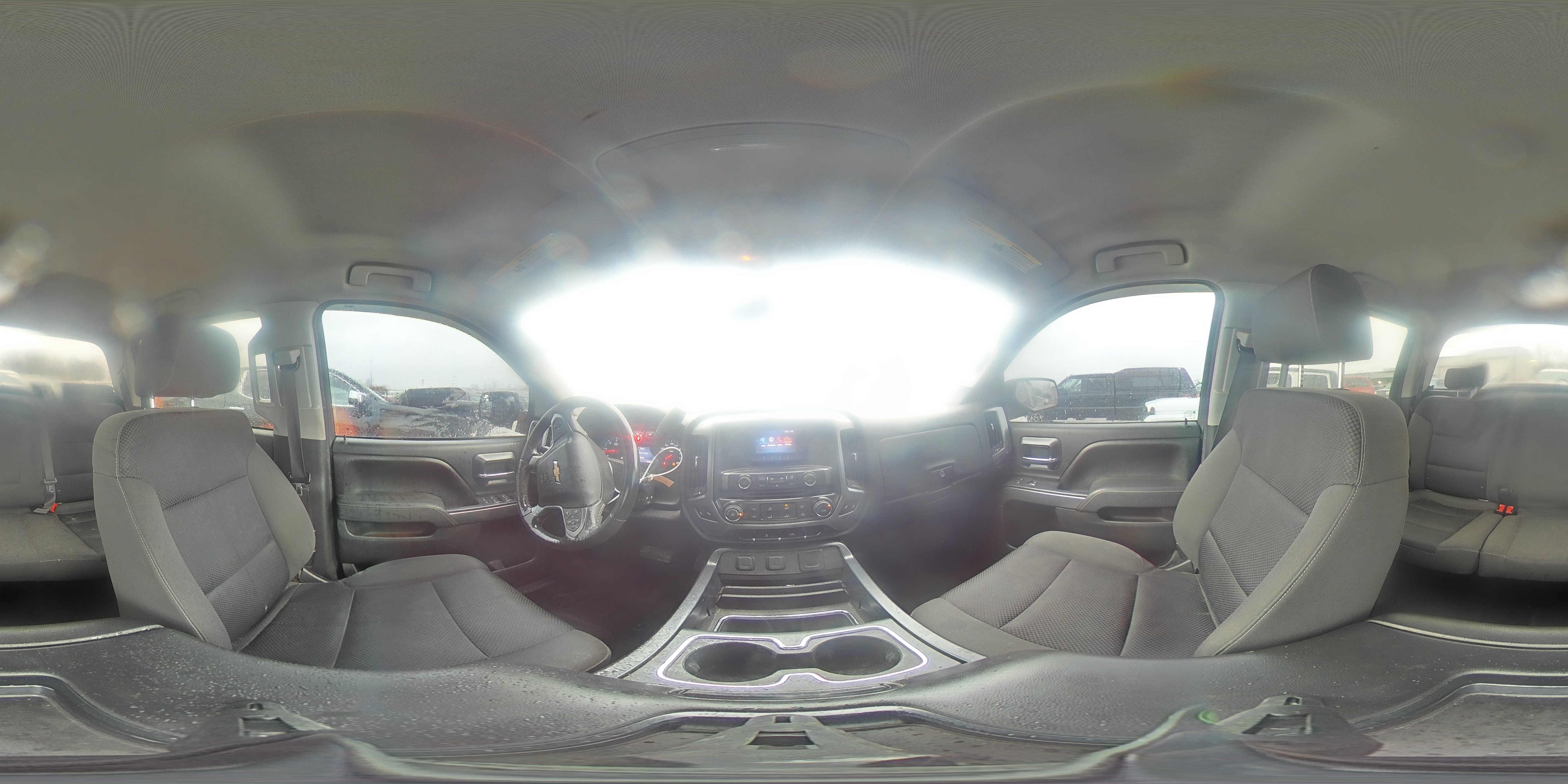 2014 Chevrolet Silverado VIN 3GCUKRECXEG258709 Copart auction photo, all over damage thumbnail 14