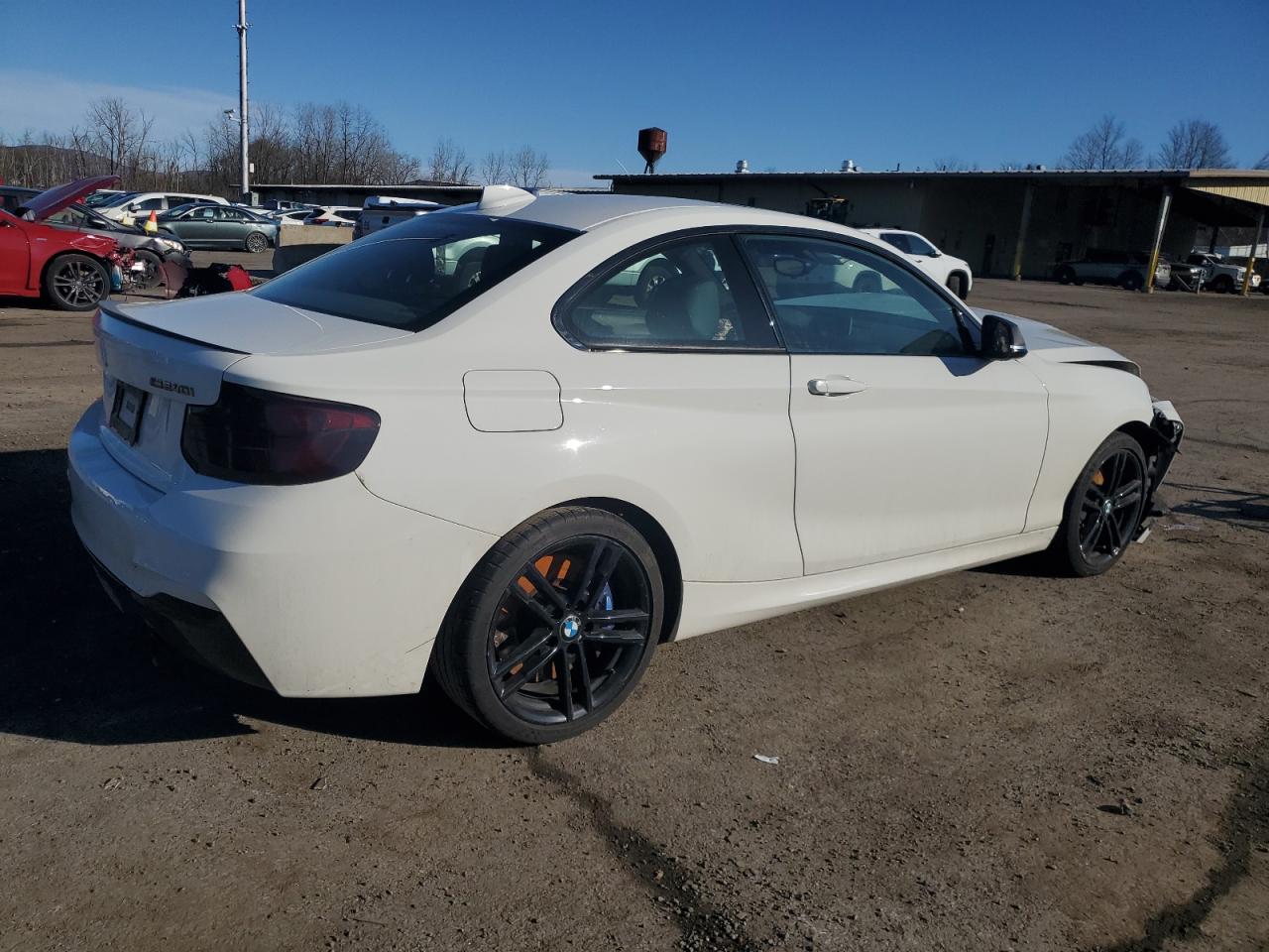 2018 BMW M2 VIN WBA2J7C55JVD60875 Copart auction photo, front end / side damage thumbnail 3
