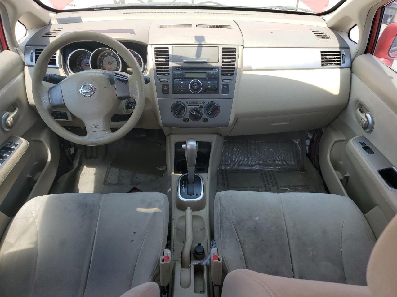2007 Nissan Versa VIN 3N1BC13E47L376262 Copart auction photo, front end / side damage thumbnail 8