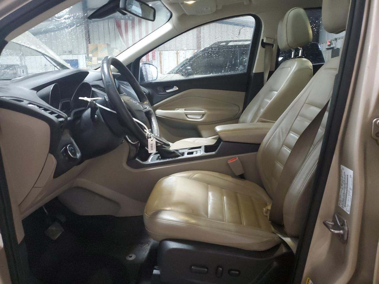 2017 Ford Escape VIN 1FMCU9J92HUA78153 Copart auction photo, front end / side damage thumbnail 7
