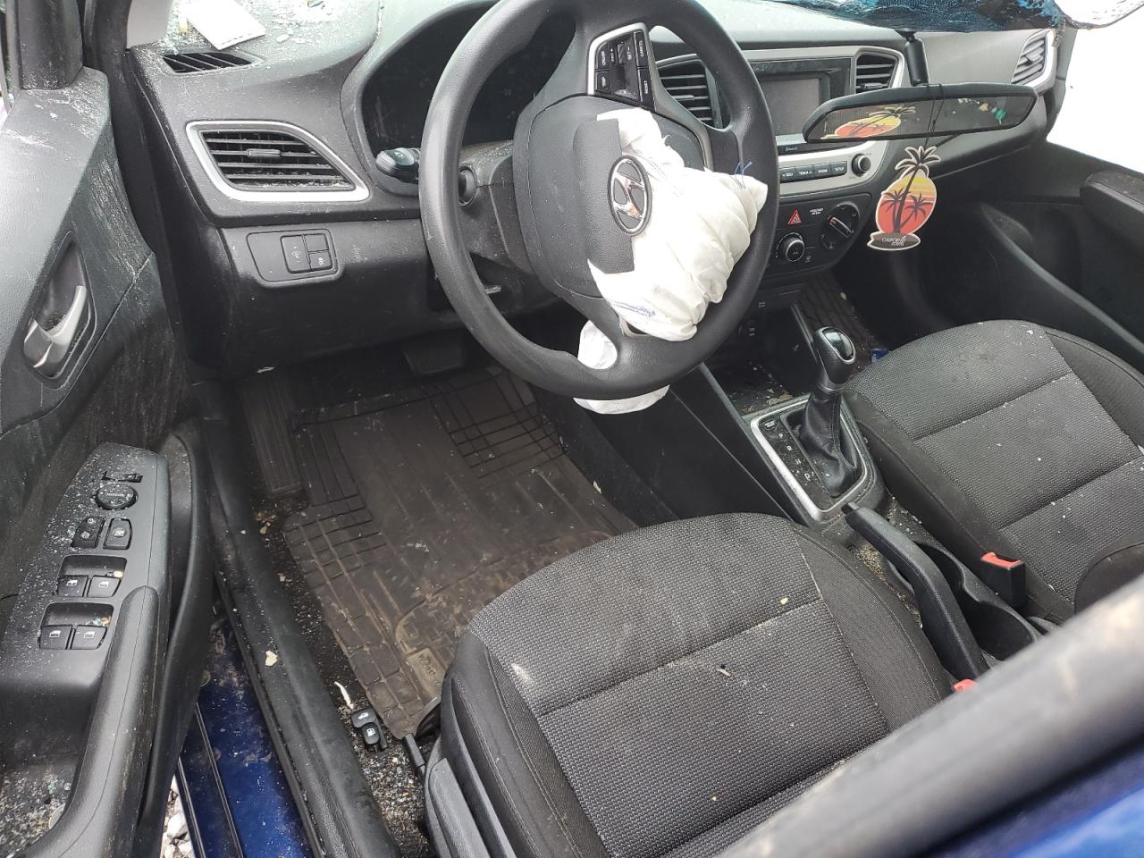 2021 Hyundai Accent VIN 3KPC24A60ME132545 Copart auction photo, rear end / all over damage thumbnail 8