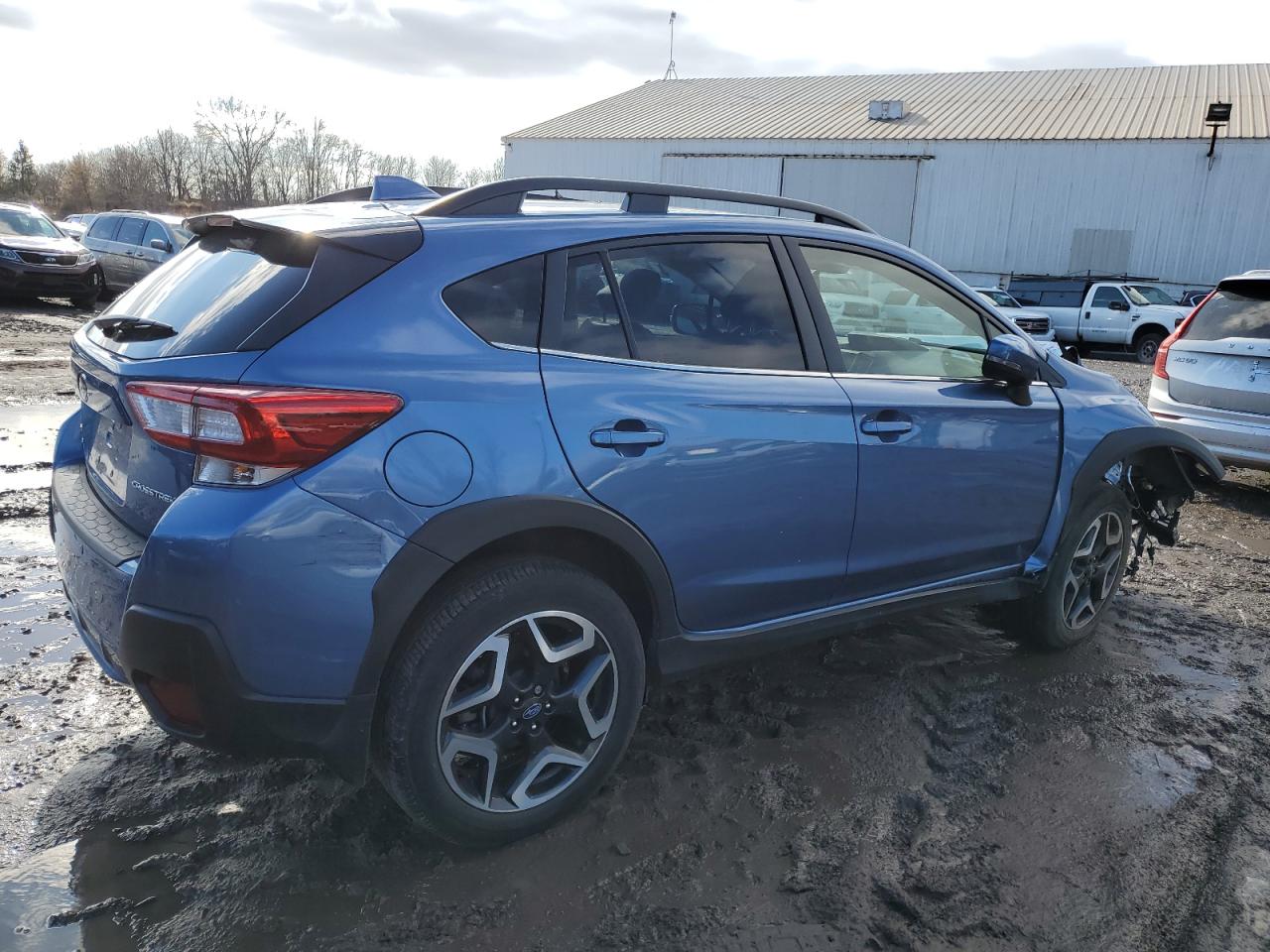 2019 Subaru XV VIN JF2GTANCXK8344729 Copart auction photo, front end / side damage thumbnail 3