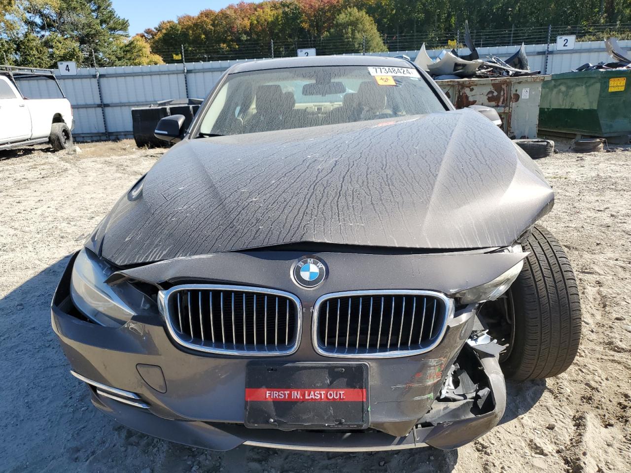 2013 BMW 3er VIN WBA3A5C55DF356233 Copart auction photo, front end damage thumbnail 5