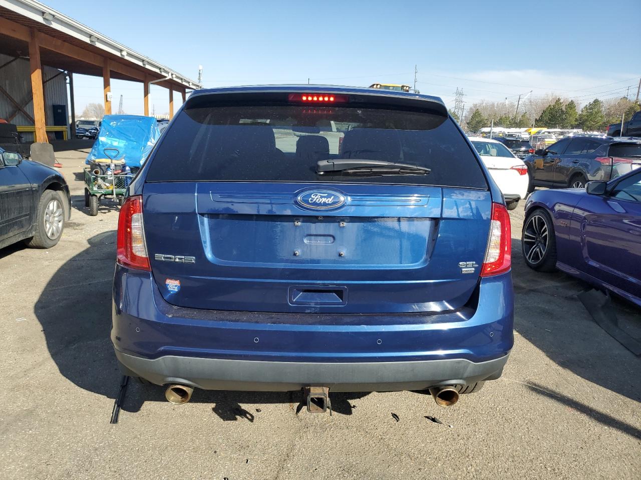 2012 Ford Edge VIN 2FMDK4JC5CBA91888 Copart auction photo, front end / side damage thumbnail 6