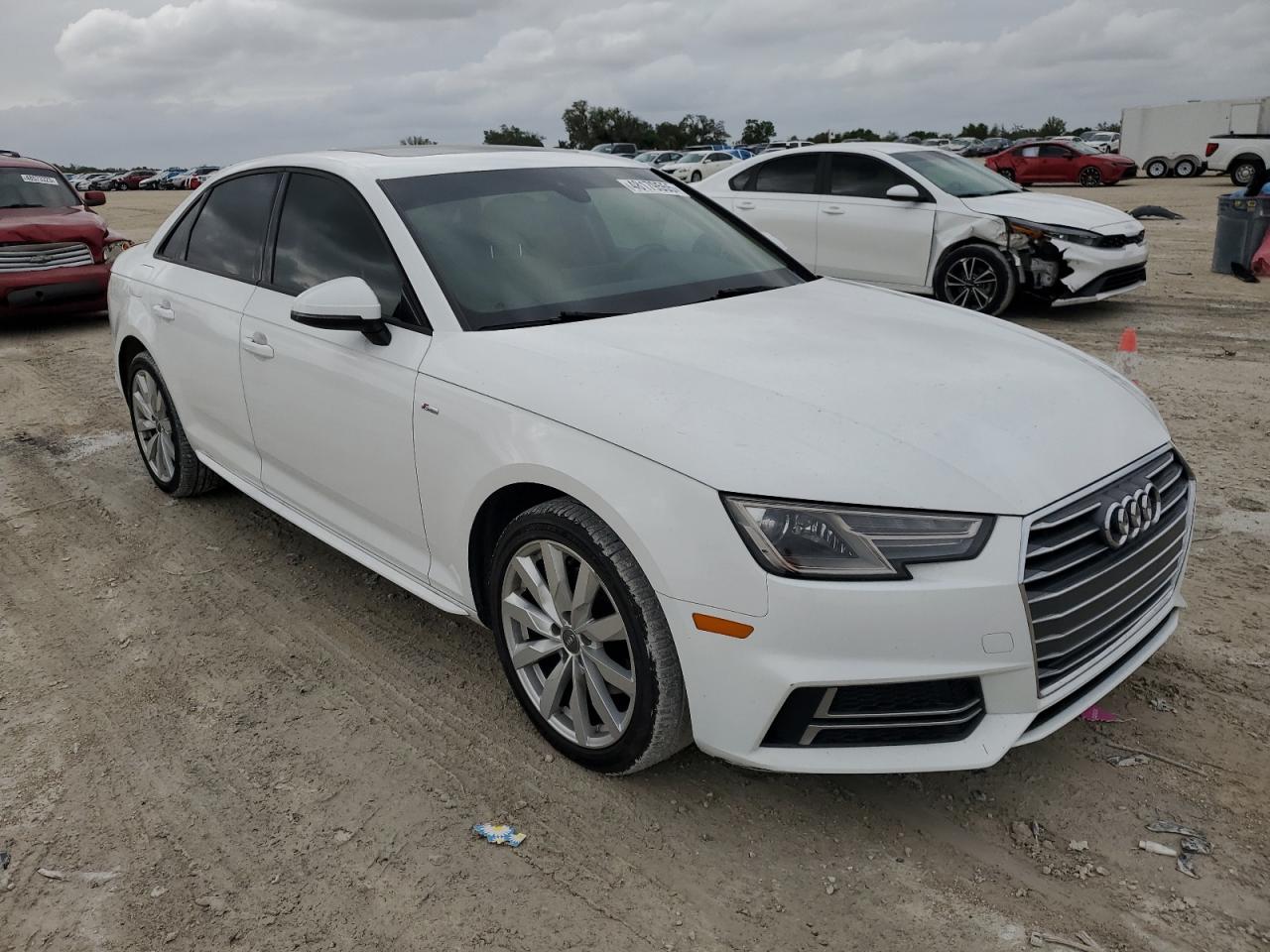 2018 Audi A4 VIN WAUKMAF41JA209687 Copart auction photo, rear end damage thumbnail 4