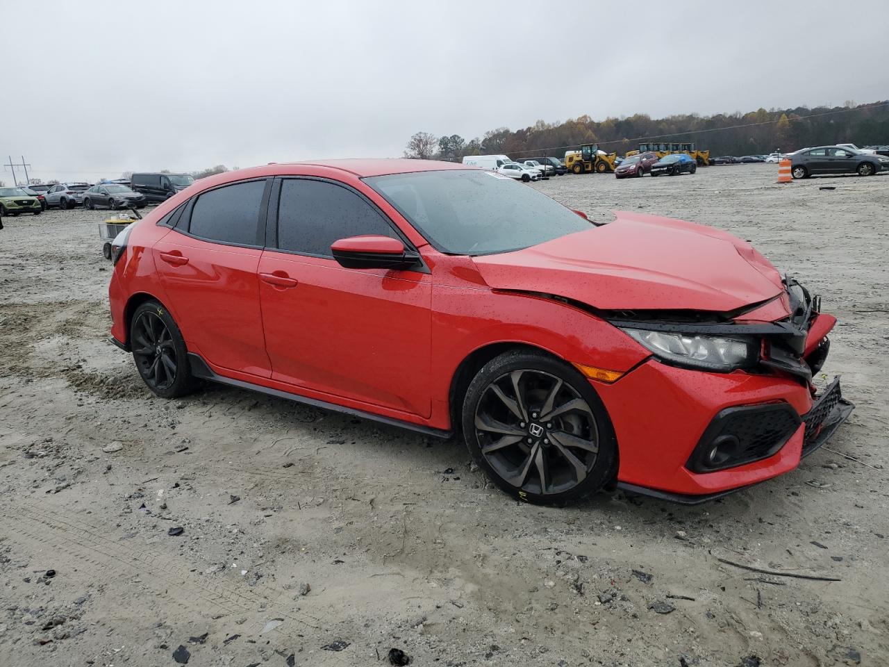 2018 Honda Civic VIN SHHFK7H42JU206636 Copart auction photo, front end damage thumbnail 4