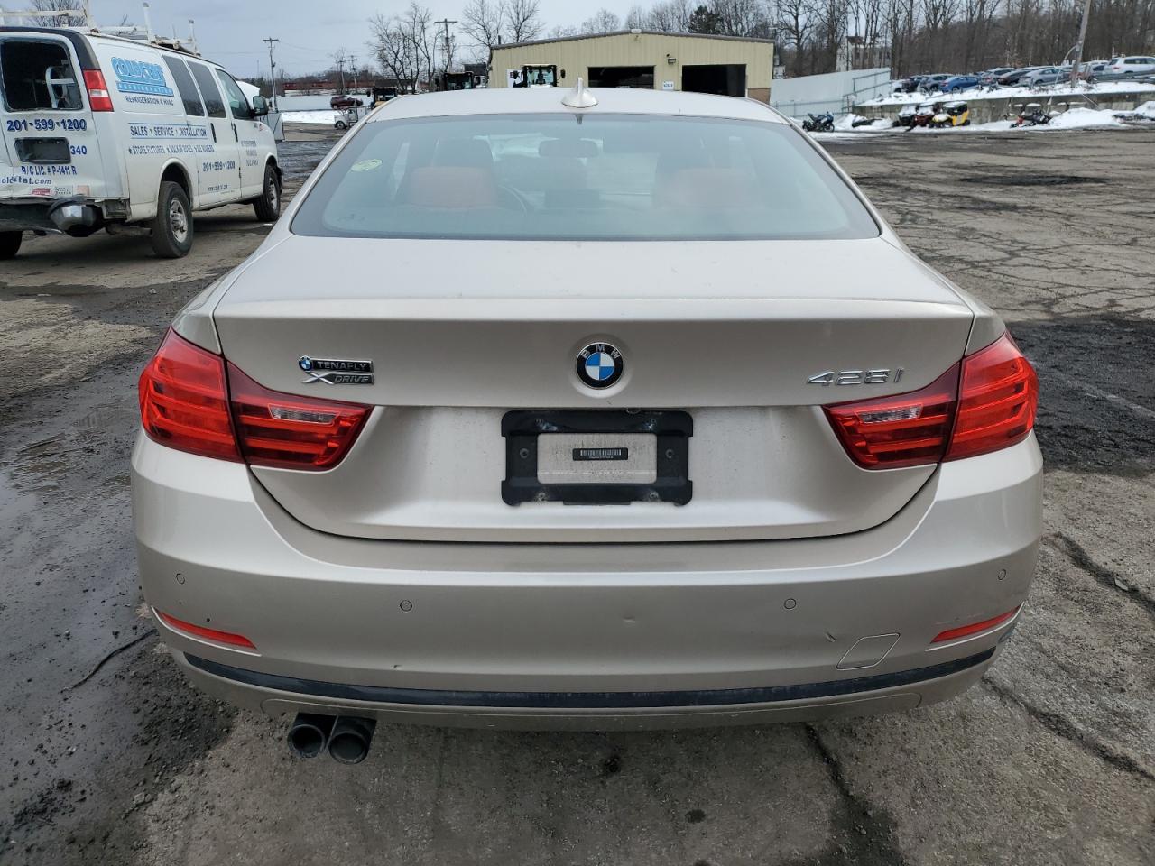 2014 BMW 4er VIN WBA3N9C57EF722190 Copart auction photo, undercarriage damage thumbnail 6