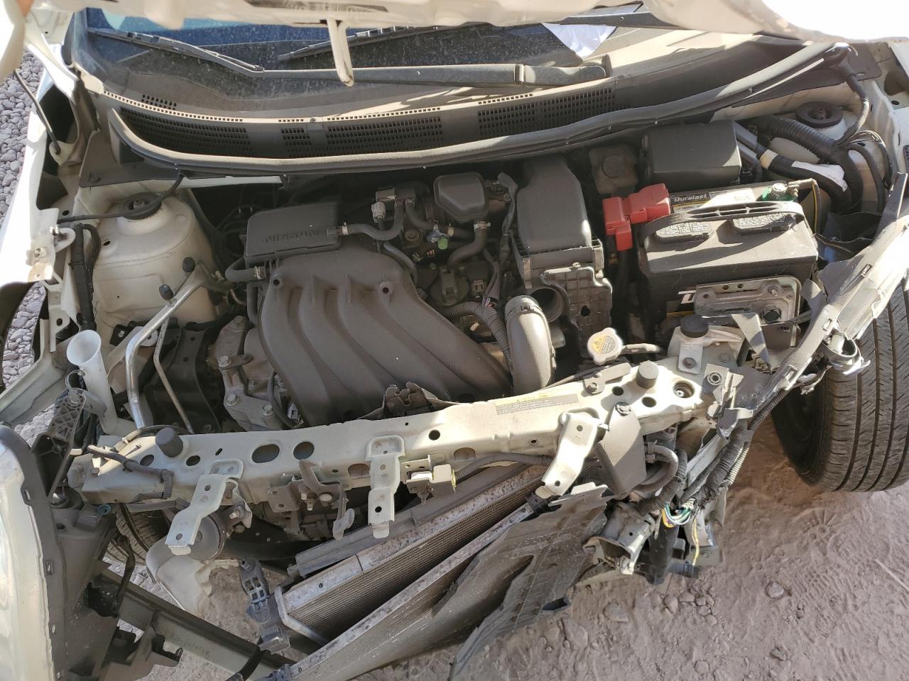 2012 Nissan Versa VIN 3N1CN7AP9CL847192 Copart auction photo, front end / side damage thumbnail 12