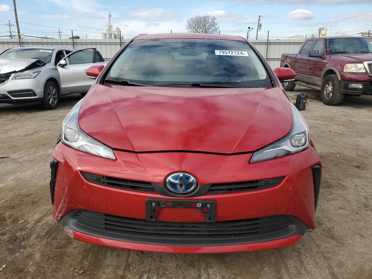 2022 Toyota Prius VIN JTDKAMFU5N3166866 Copart auction photo, all over damage thumbnail 5