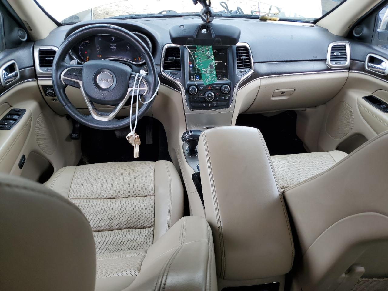 2014 Jeep Grand Cherokee VIN 1C4RJFBM8EC448919 Copart auction photo, mechanical / front end damage thumbnail 8