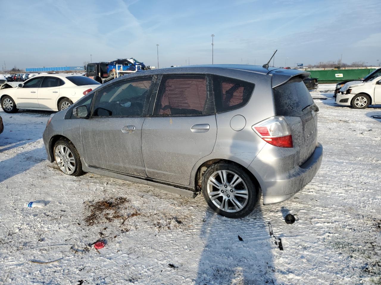 2010 Honda Fit VIN JHMGE8H68AC031809 Copart auction photo, front end / undercarriage damage thumbnail 2