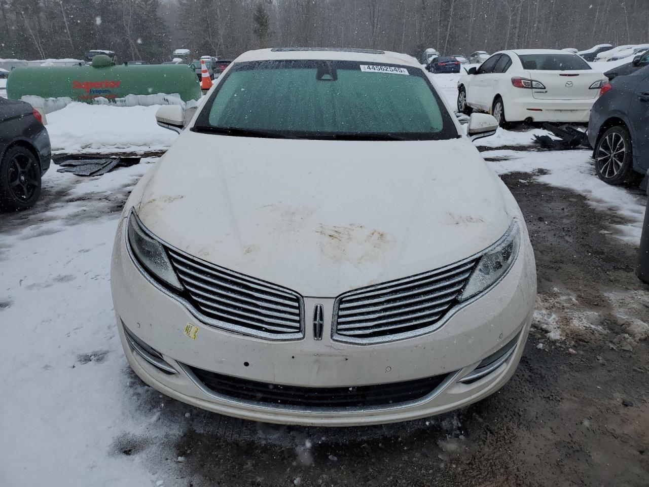2016 Lincoln MKZ VIN 3LN6L2LU5GR605763 Copart auction photo, rear end / mechanical damage thumbnail 5