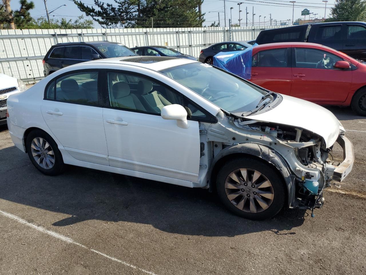 2011 Honda Civic VIN 19XFA1F86BE025330 Copart auction photo, front end damage thumbnail 4