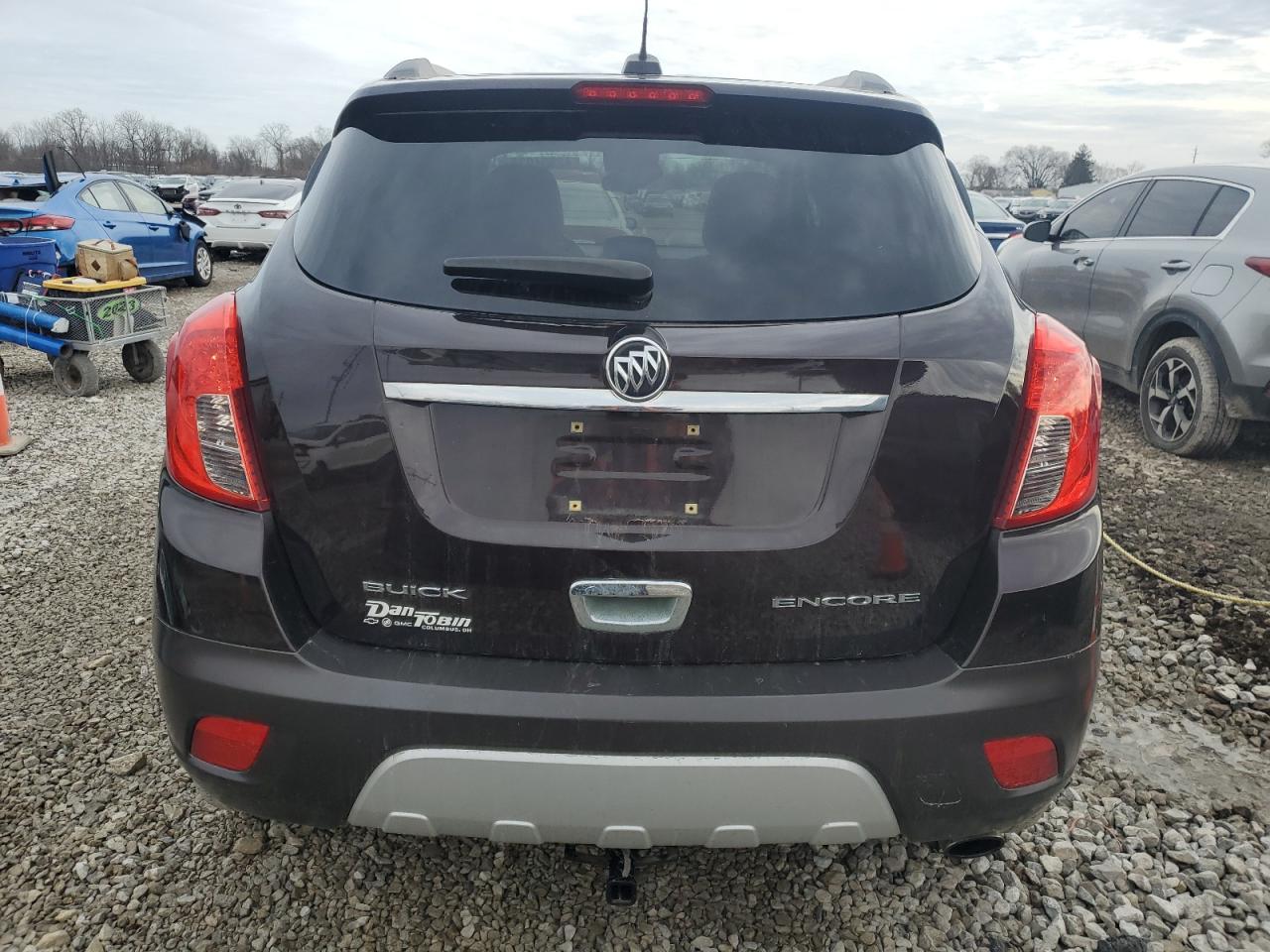 2016 Buick Encore VIN KL4CJCSB7GB749025 Copart auction photo, front end / minor dent/scratches damage thumbnail 6