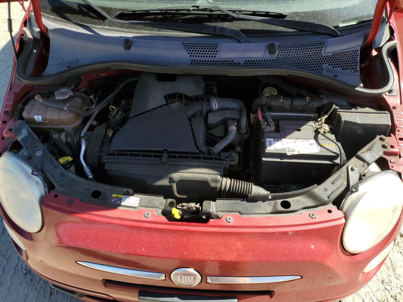 2012 Fiat 500 VIN 3C3CFFDR9CT381480 Copart auction photo, minor dent/scratches damage thumbnail 13