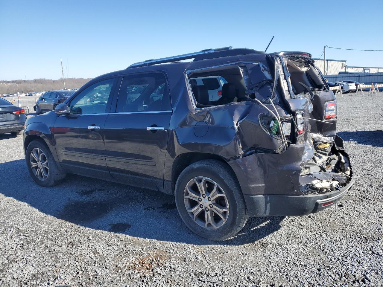 2015 GMC Acadia VIN 1GKKVRKD3FJ387780 Copart auction photo, rear end / minor dent/scratches damage thumbnail 2