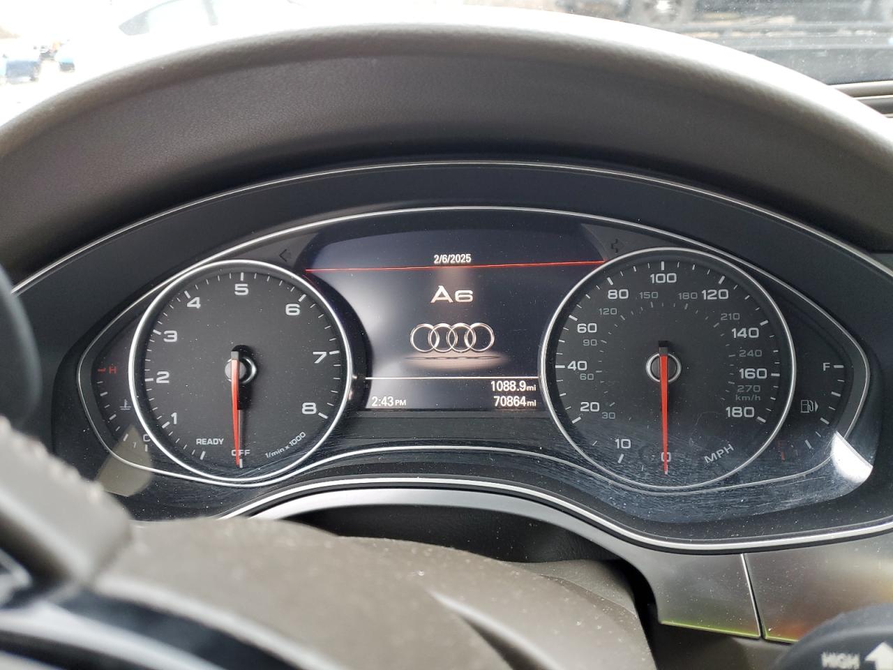 2017 Audi A6 VIN WAUG8AFCXHN096312 Copart auction photo, front end / undercarriage damage thumbnail 9