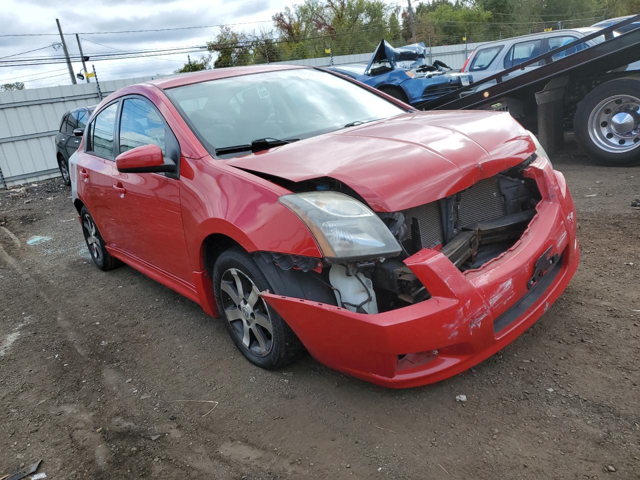 2012 Nissan Sentra VIN 3N1AB6AP5CL675785 Copart auction photo, front end damage thumbnail 4