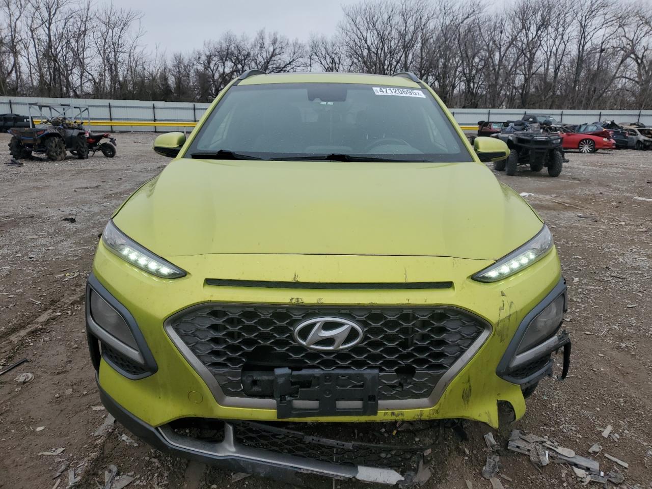 2019 Hyundai Kona VIN KM8K3CA53KU246155 Copart auction photo, front end / minor dent/scratches damage thumbnail 5