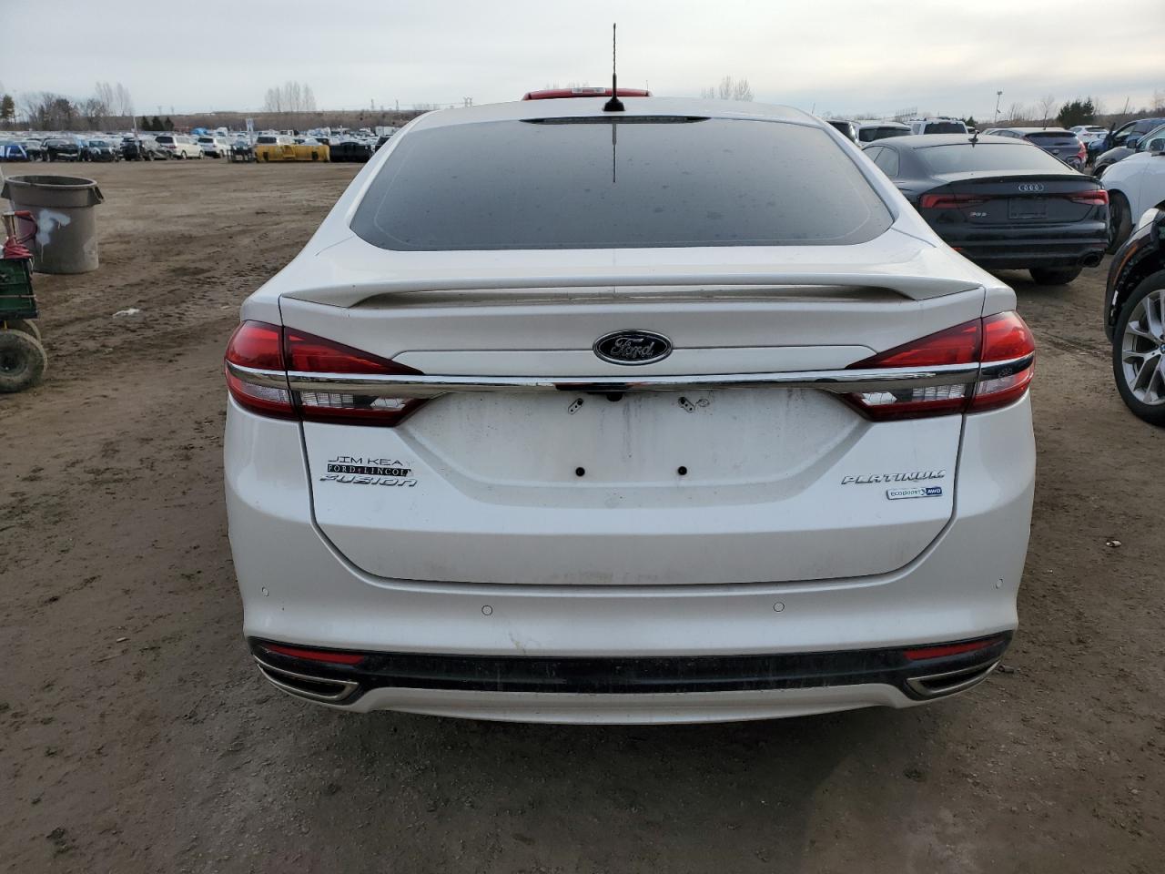 2017 Ford Fusion VIN 3FA6P0D9XHR268036 Copart auction photo, front end / side damage thumbnail 6