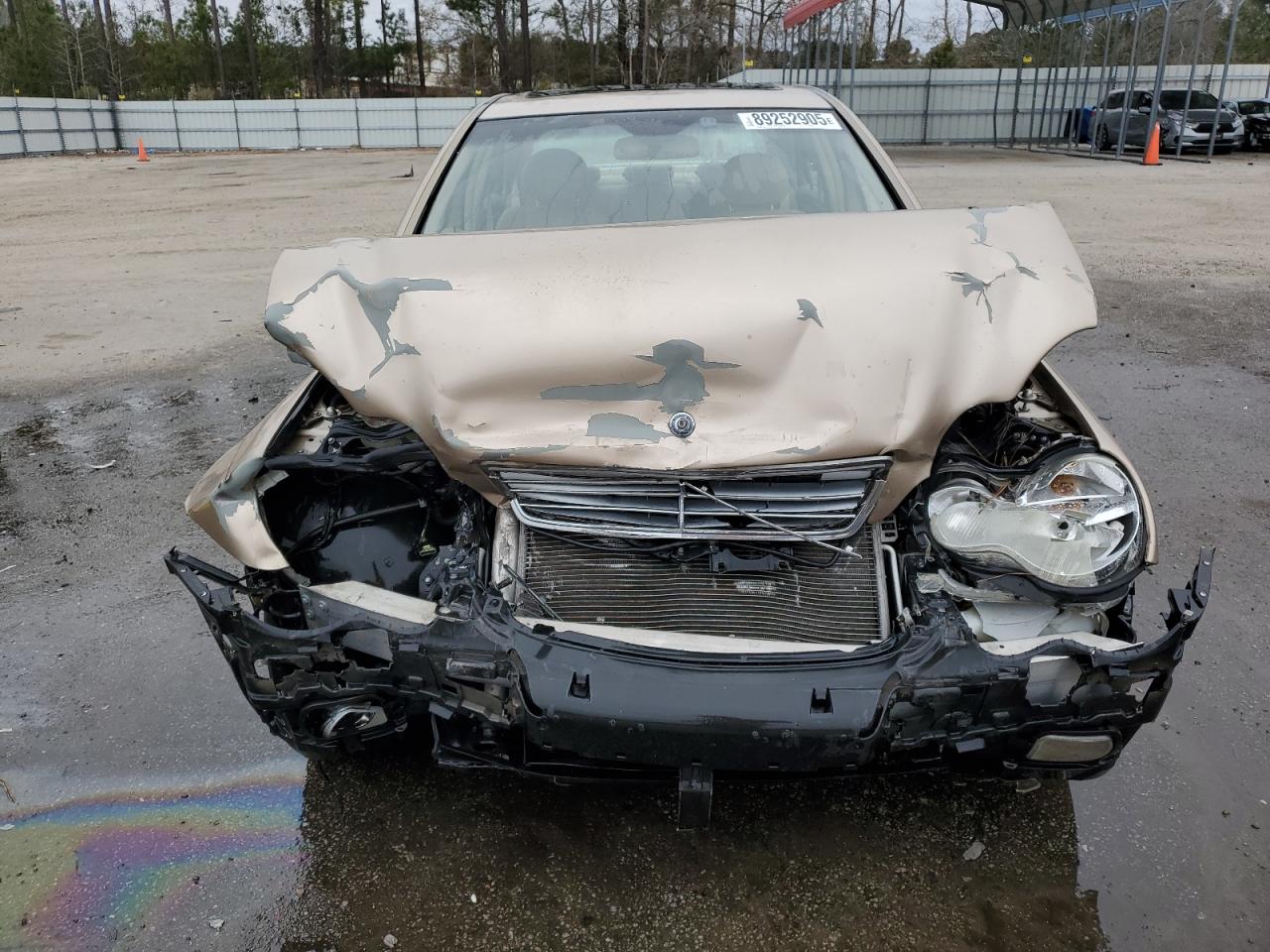2002 Mercedes-Benz C-klasse VIN WDBRF61J52E002797 Copart auction photo, front end damage thumbnail 5