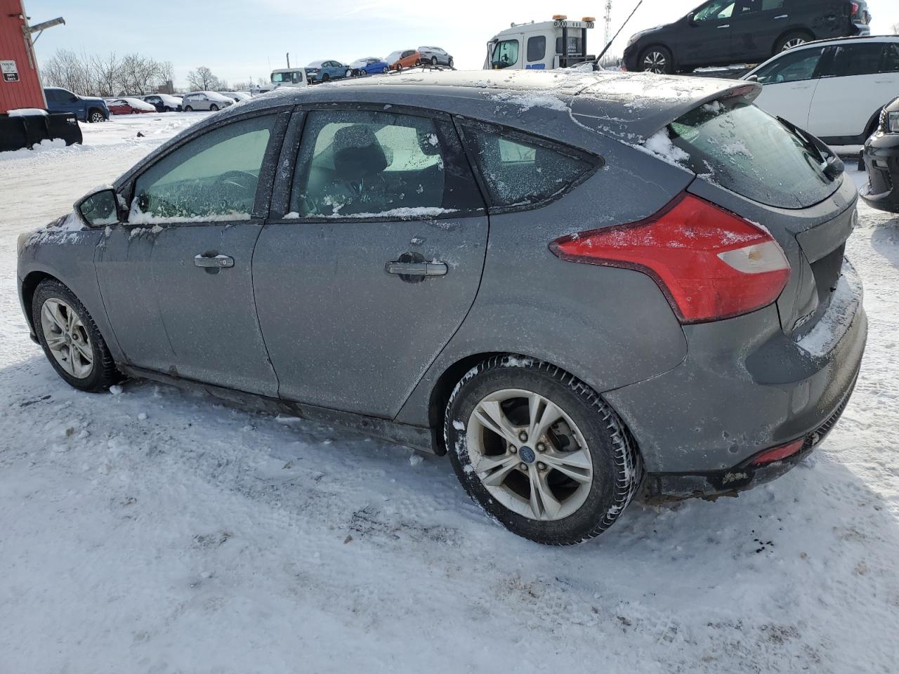2012 Ford Focus VIN 1FAHP3K2XCL102851 Copart auction photo, front end / side damage thumbnail 2