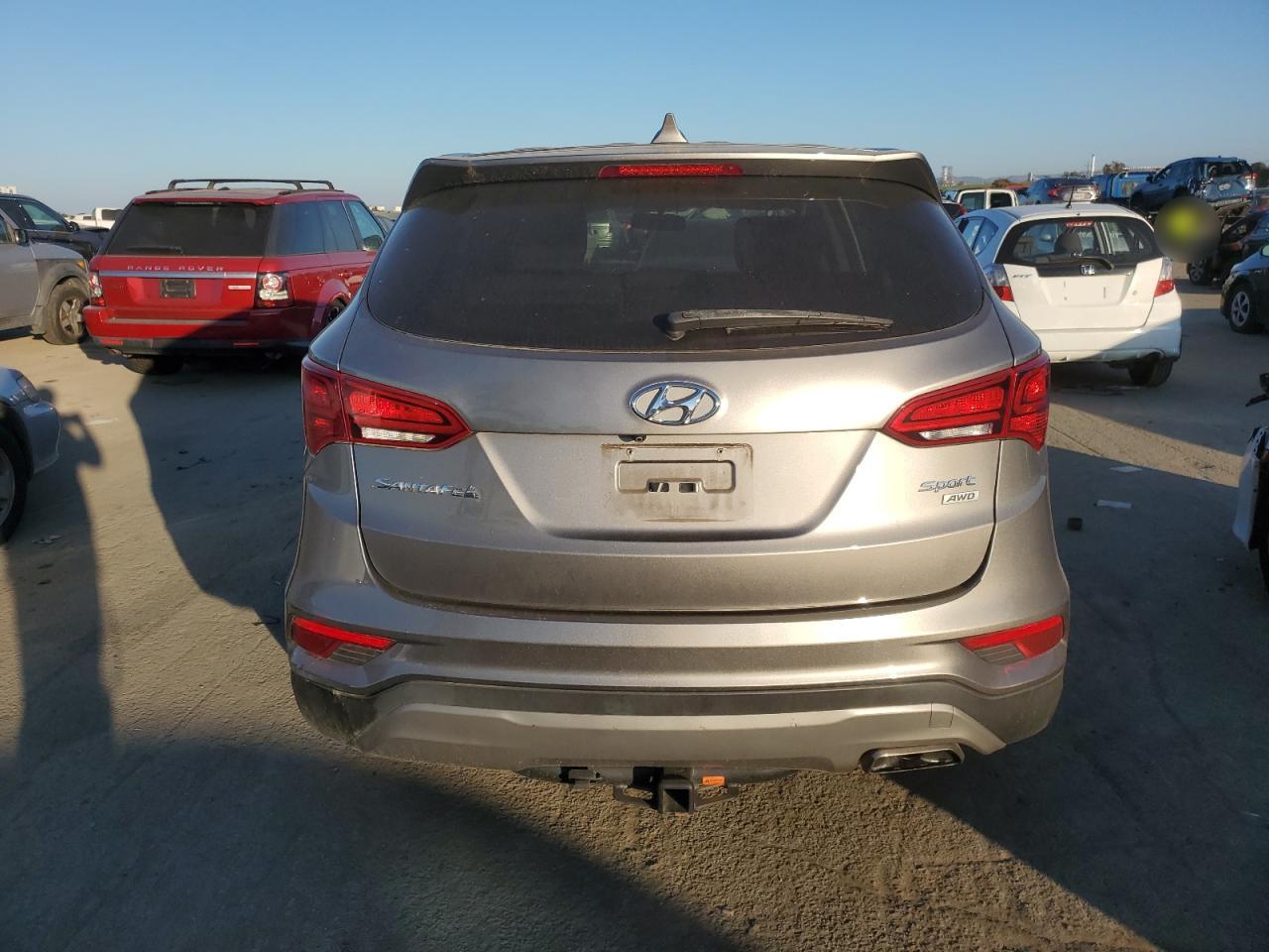 2017 Hyundai Santa Fe VIN 5XYZTDLBXHG387343 Copart auction photo, undercarriage damage thumbnail 7