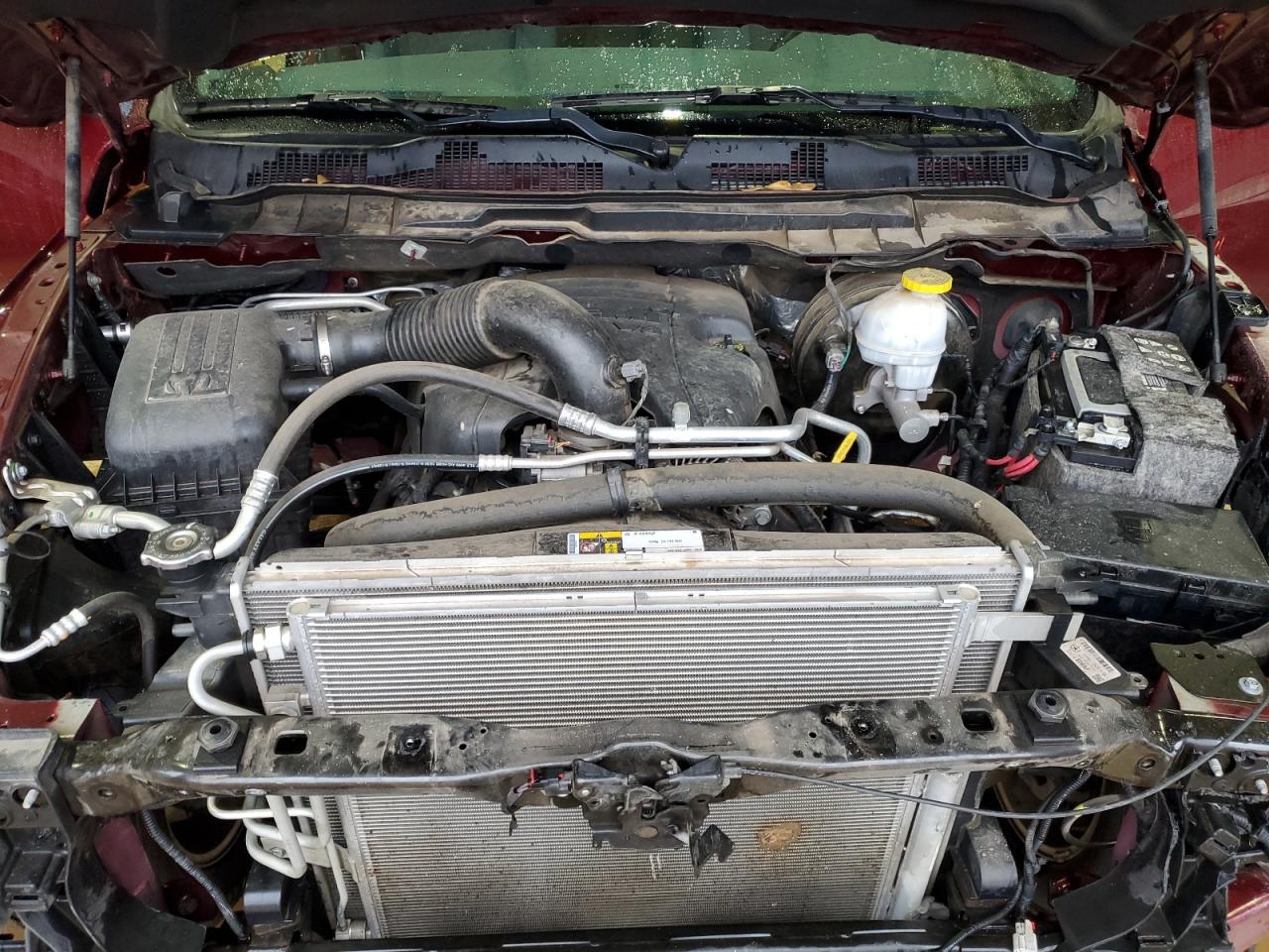 2019 RAM 1500 VIN 1C6RR6LT4KS525941 Copart auction photo, front end damage thumbnail 12