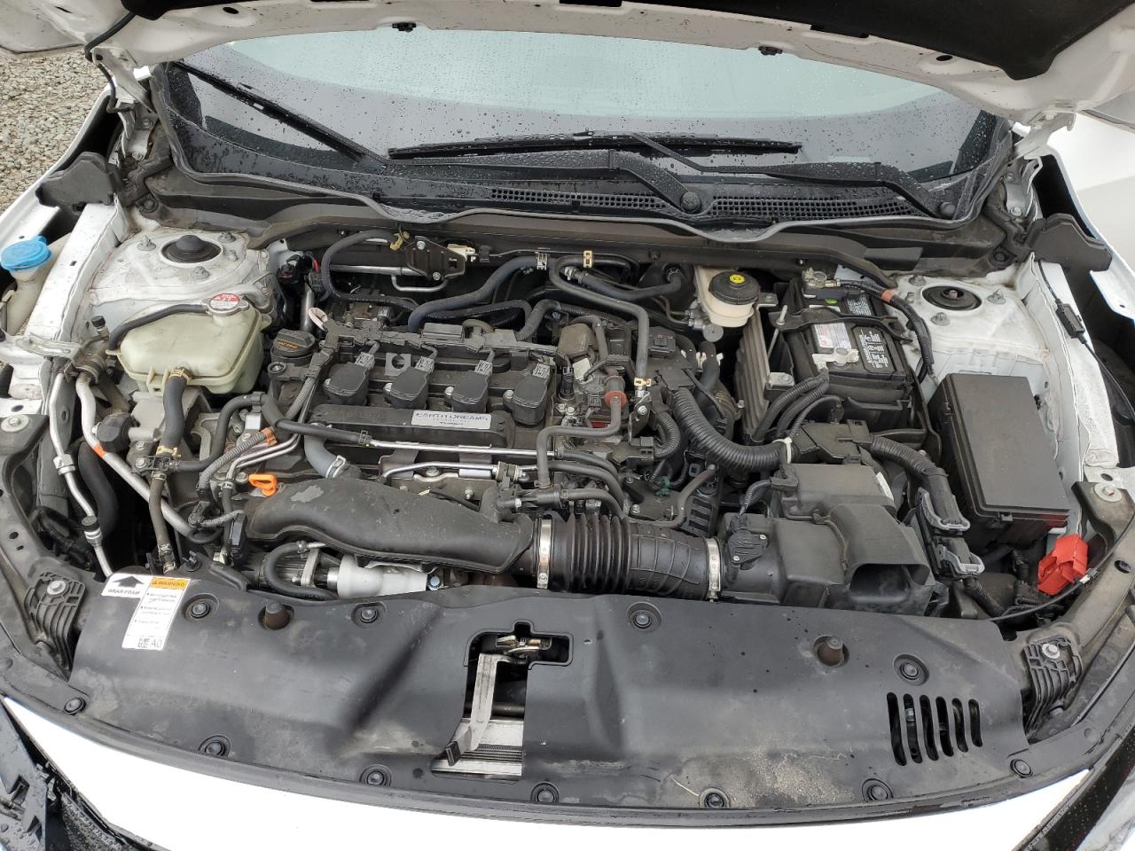 2020 Honda Civic VIN 2HGFC1E51LH705337 Copart auction photo, all over damage thumbnail 11