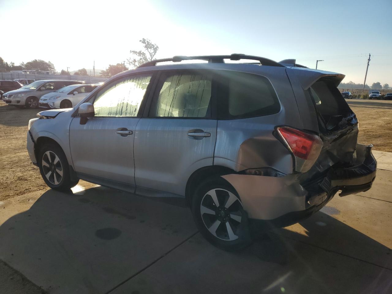2017 Subaru Forester VIN JF2SJAEC9HH412107 Copart auction photo, rear end / front end damage thumbnail 2