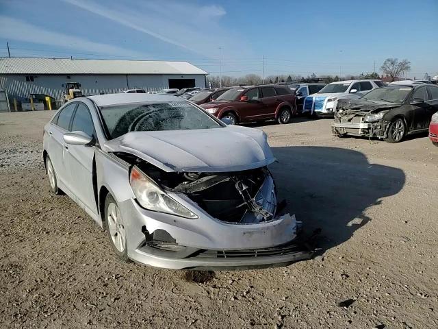 2014 Hyundai Sonata VIN 5NPEB4AC1EH828276 Copart auction photo, front end / rear end damage thumbnail 11