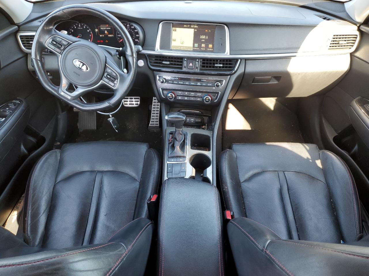 2016 KIA Optima VIN 5XXGW4L27GG062568 Copart auction photo, mechanical / front end damage thumbnail 8